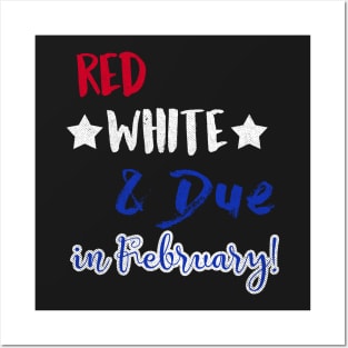 Red White and Due in February Posters and Art